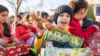 Weihnachten im Schuhkarton